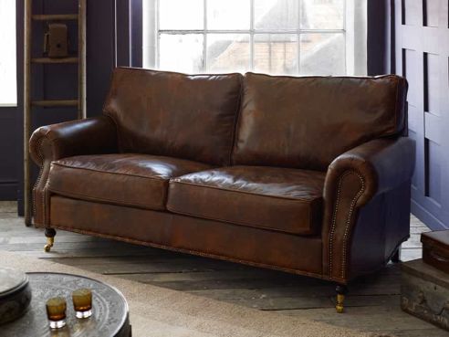 Arlington Studded Leather Sofa