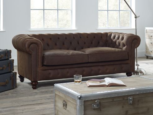 Burwood Luxury Leather Sofa