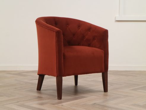 Padstow Fabric Buttoned Tub Chair