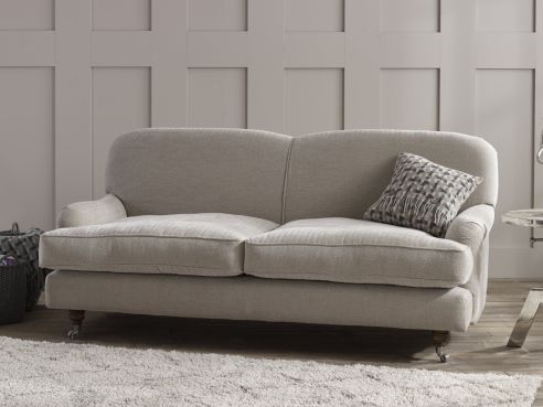 St George Curved Fabric Sofa