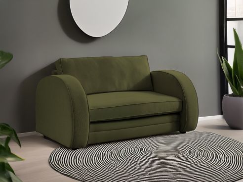 Art Deco Fabric Loveseat