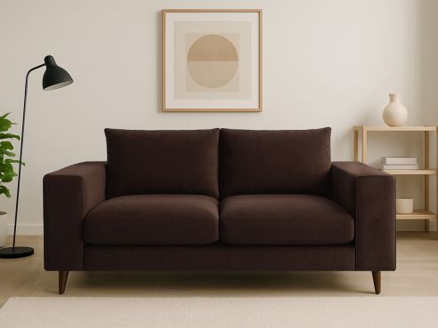 Wentworth Brown Fabric Sofa