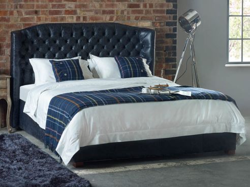 Wordsworth Leather Bed